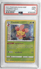 V1087: 2021: CHERRIM-HOLO: SWSH088: PRERELEASE: PSA 9: MINT: 87502269